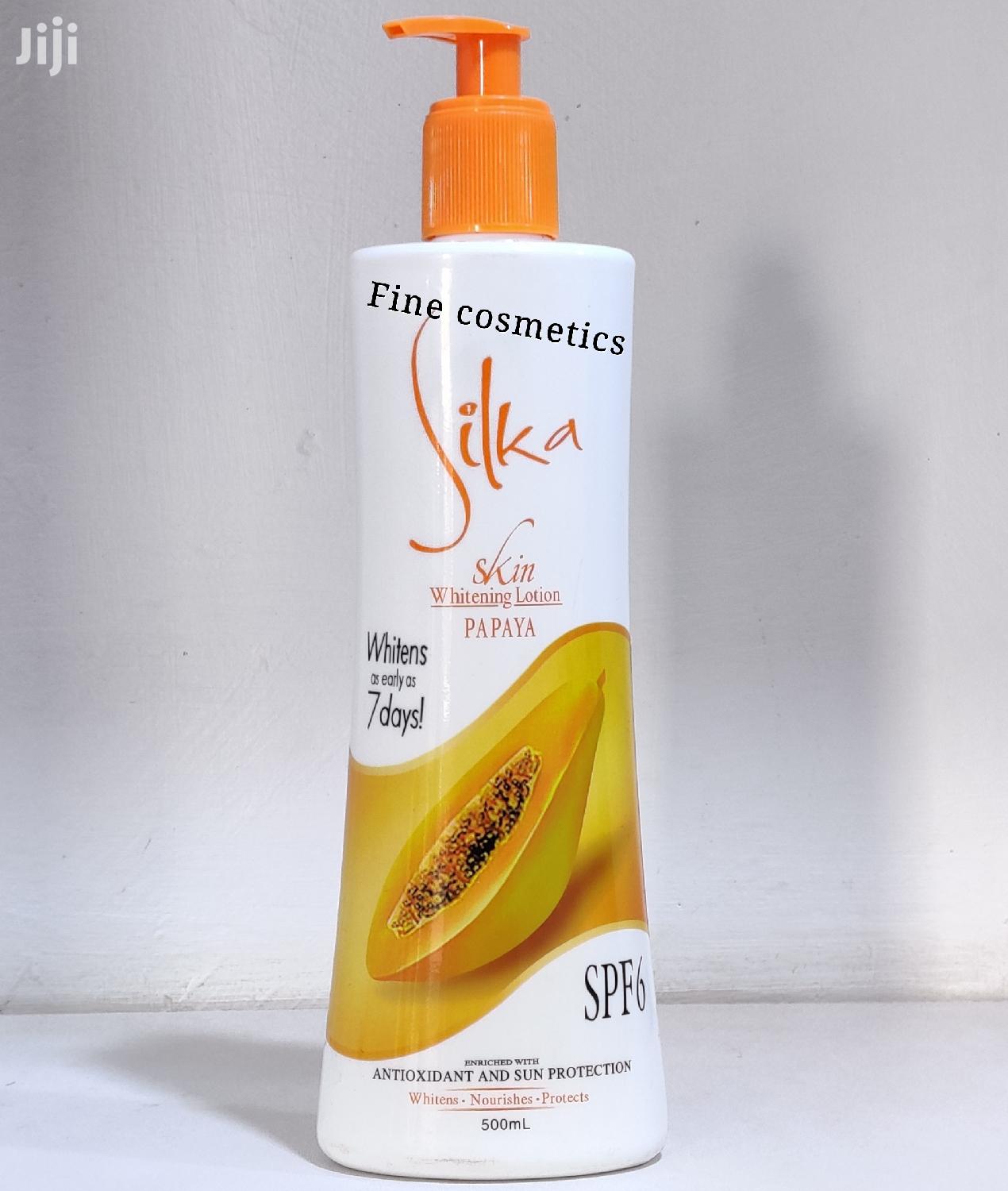 Silka Natural Herbal Papaya Whitening AntiAging Body Lotion in Kampala