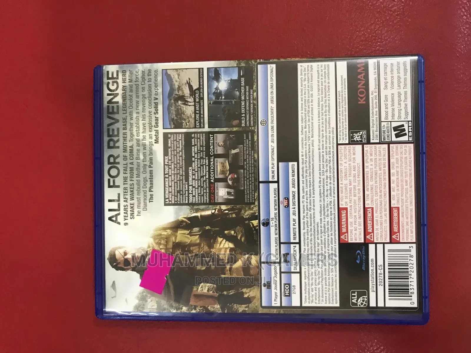 Metal Gear Solid Phantom Pain V