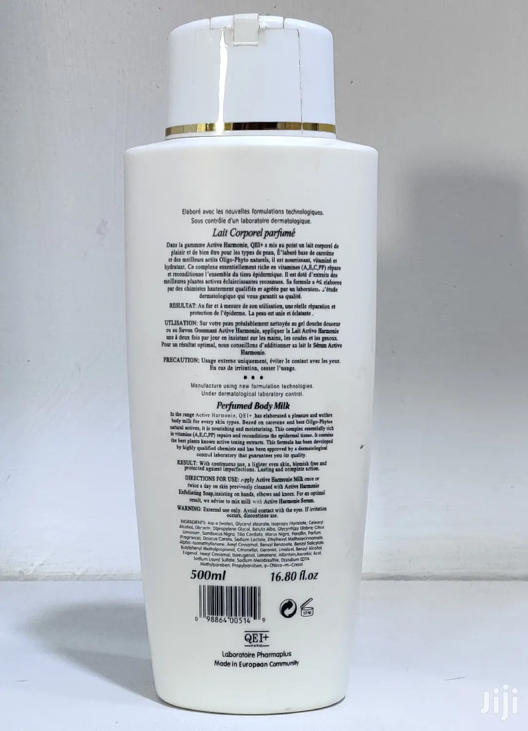 ORIGINAL QEI+ Active Harmonie Reparateur Body Lotion PARIS