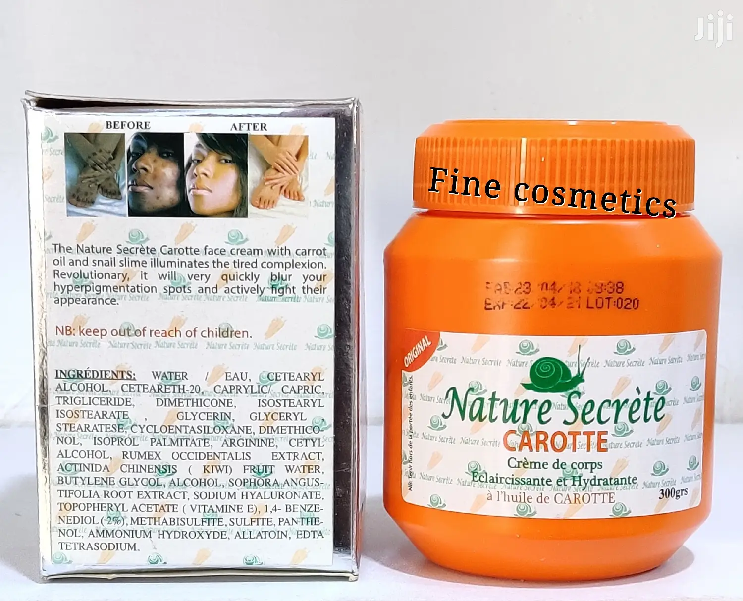 Original Nature Secret Carotte Brightening Body Cream 300ml