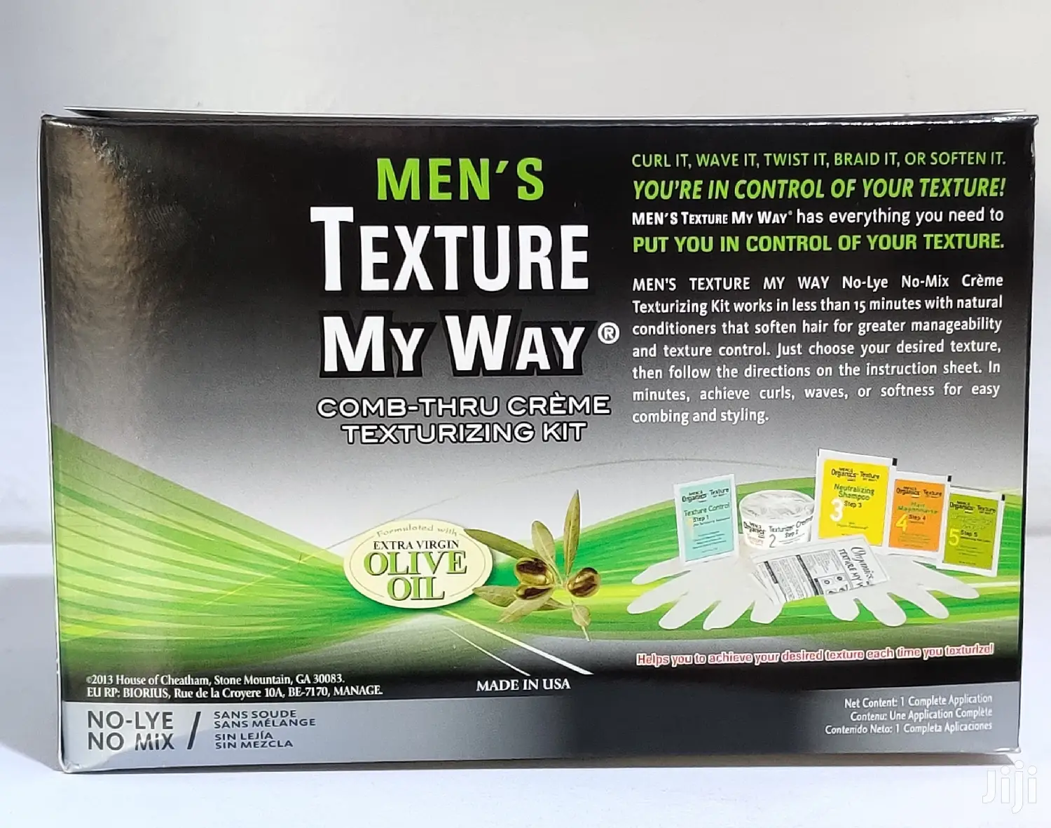Texture My Way Hair Texturizing Wave Kit For Men Curls Waves