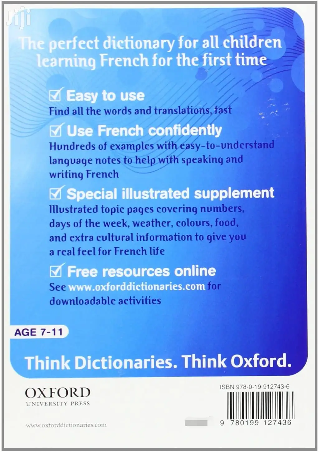 Original Oxford First Learner's French Dictionary in Colour