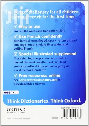 Original Oxford First Learner's French Dictionary in Colour