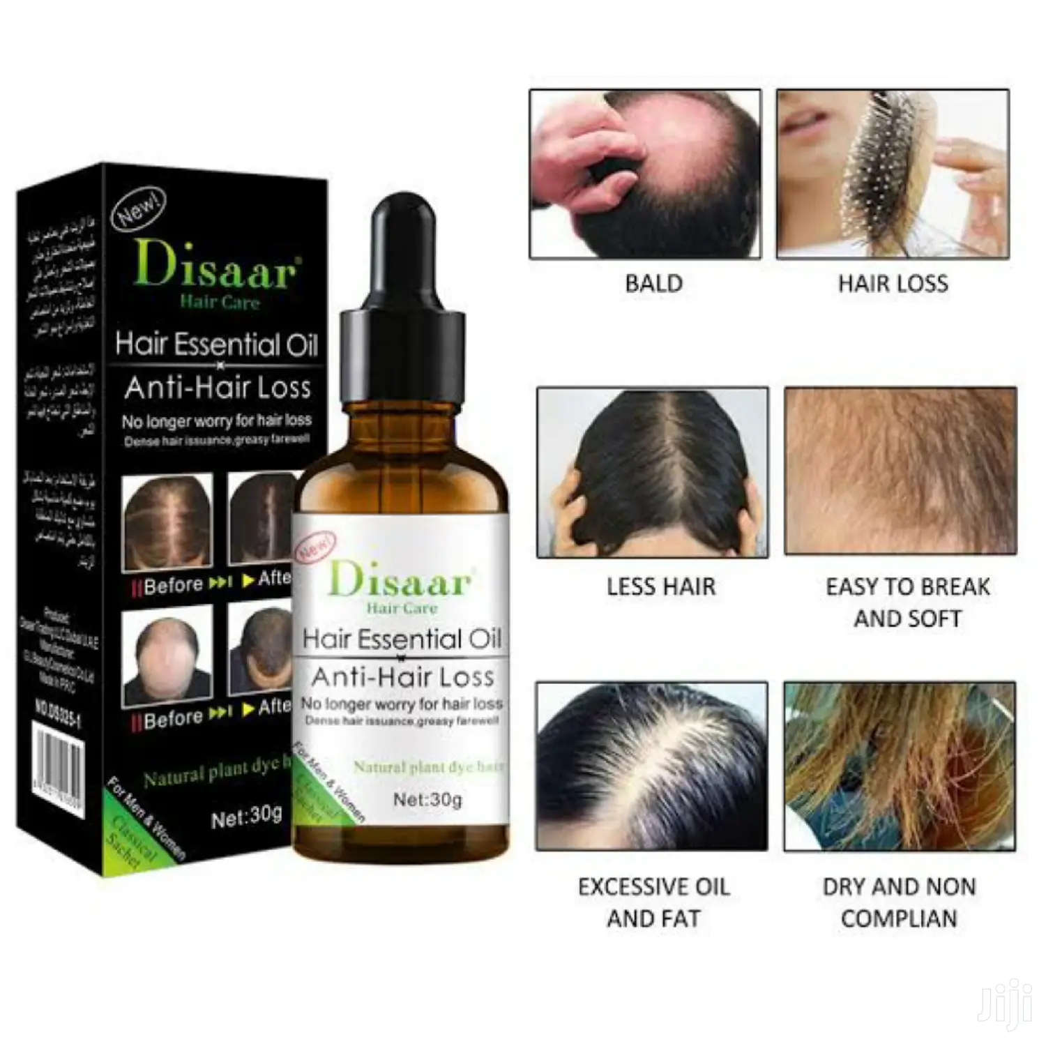 Disaar Hair Care Unisex Essential Oil for Anti Hair Loss 30g