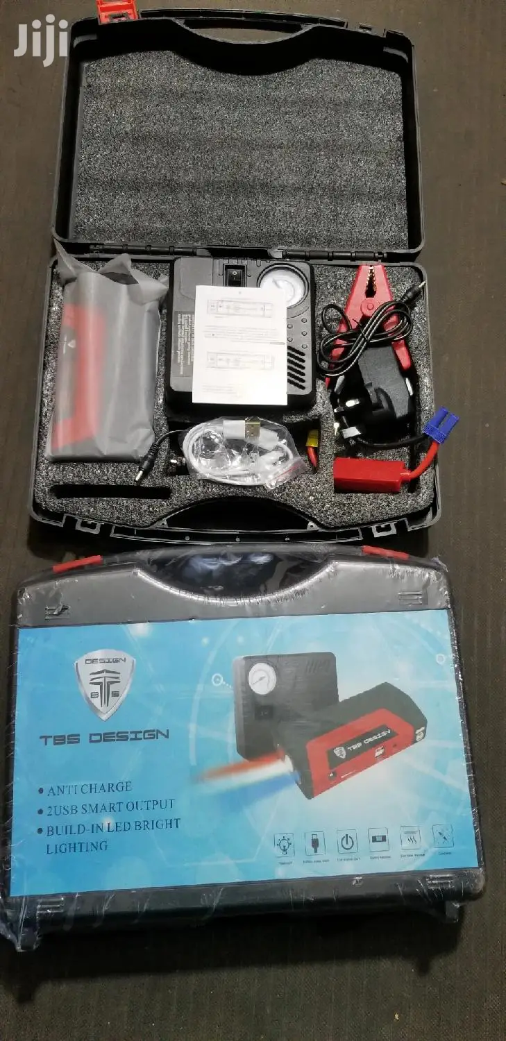Emergency Jump Starter Kit and Pump Tyres