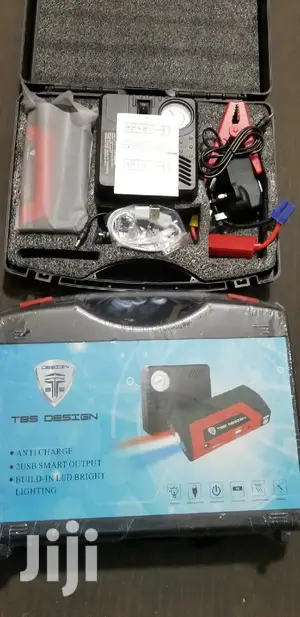 Emergency Jump Starter Kit and Pump Tyres