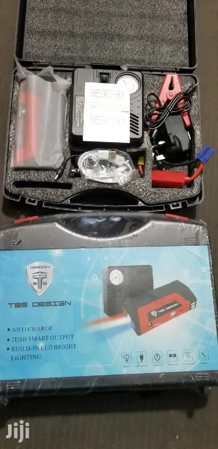 Emergency Jump Starter Kit and Pump Tyres