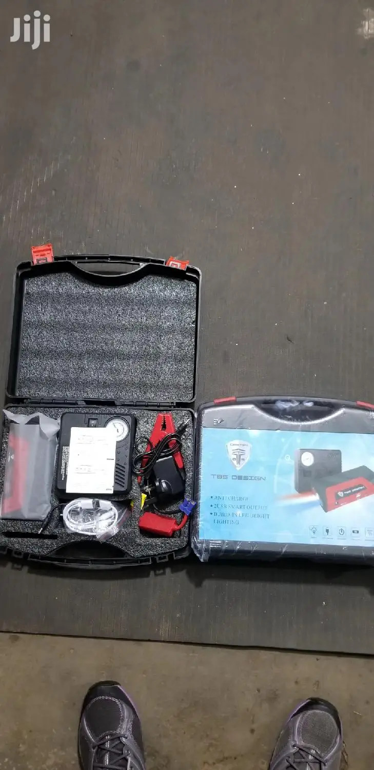Emergency Jump Starter Kit and Pump Tyres