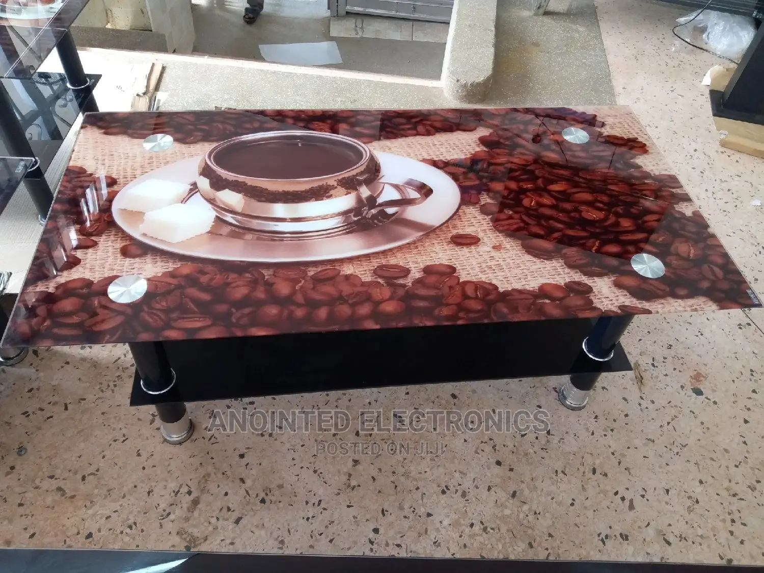 Glass Table Cofffe Blown