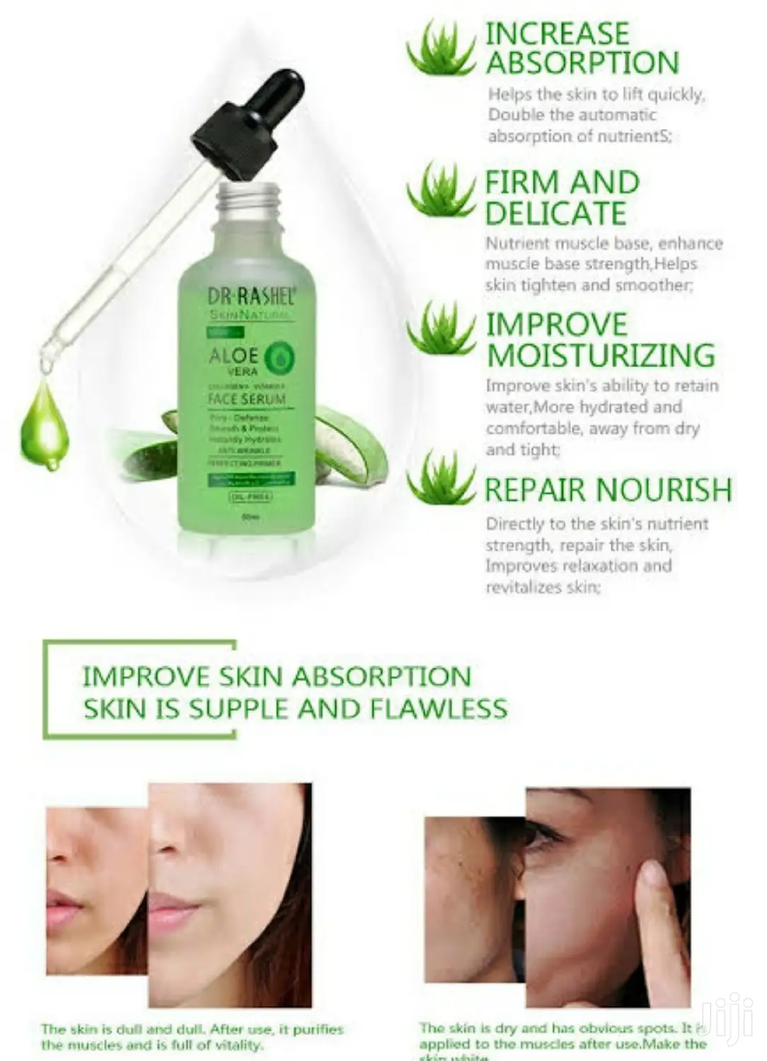 Dr Rashel Skin Natural Aloe Vera Anti-aging Face Serum
