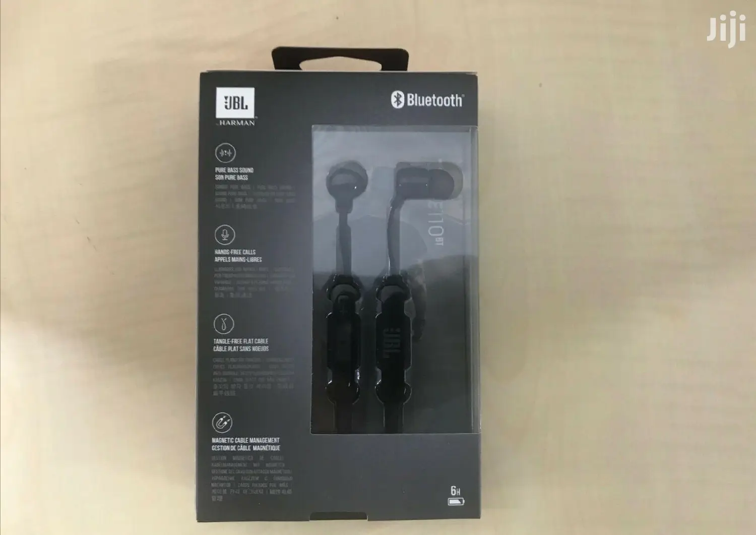 Original JBL Pure Bass Wireless In-ear Headphones With Mic
