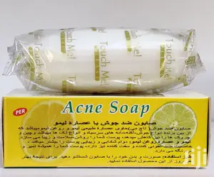 Touch Me Please Acne Soap Skin Whitening With Lemon Extract.