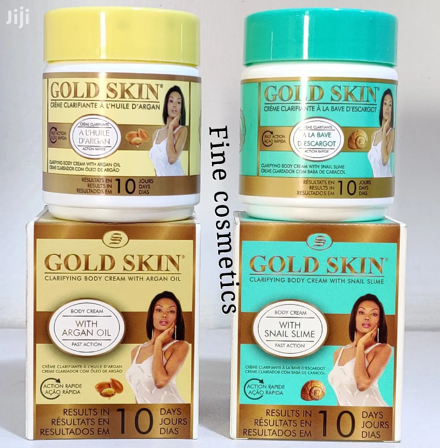 Gold Skin Beauty Cream With Argan And Snail Oil.