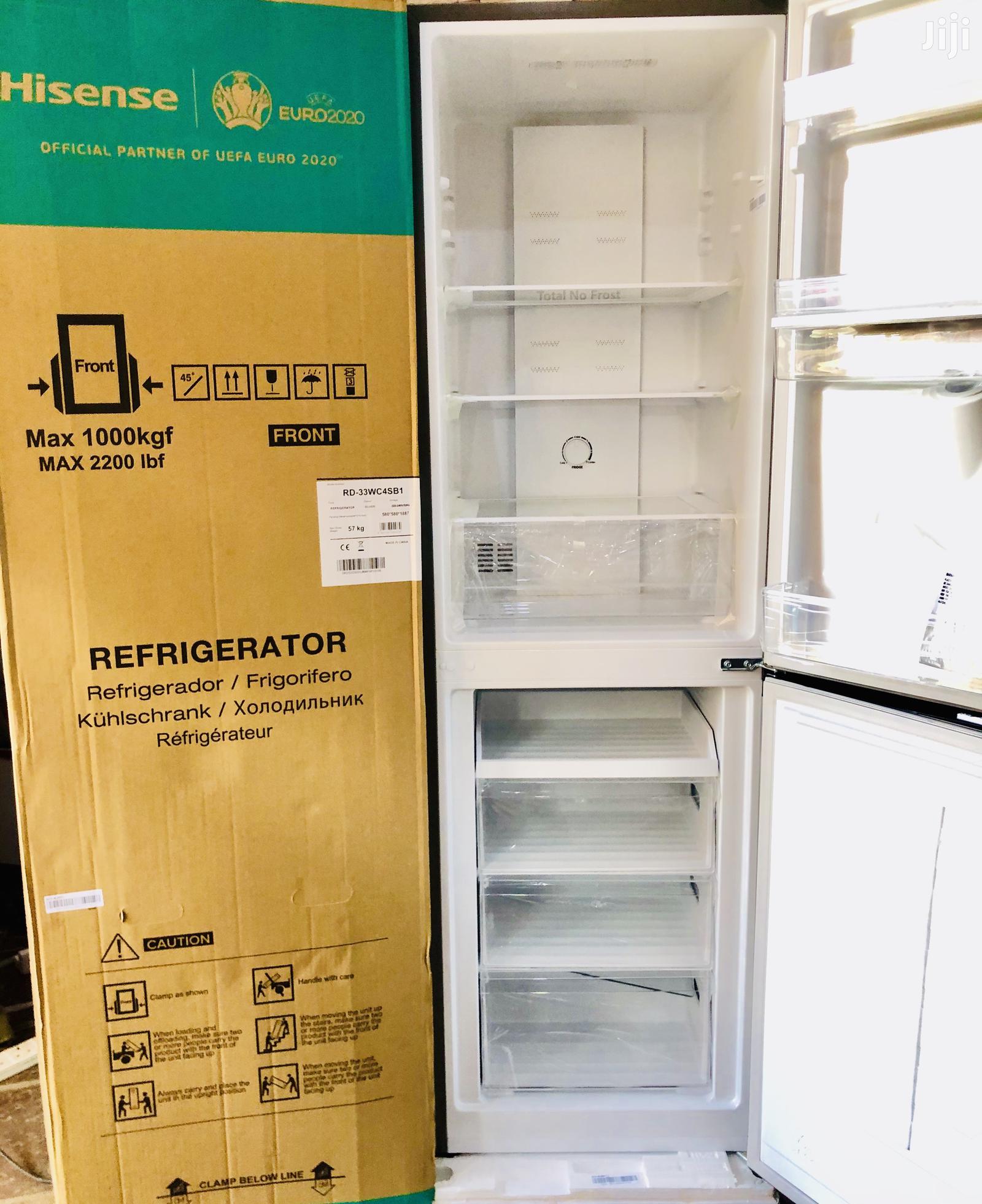 Hisense Fridge 330L Double Slid With a Water Dispenser in Kampala