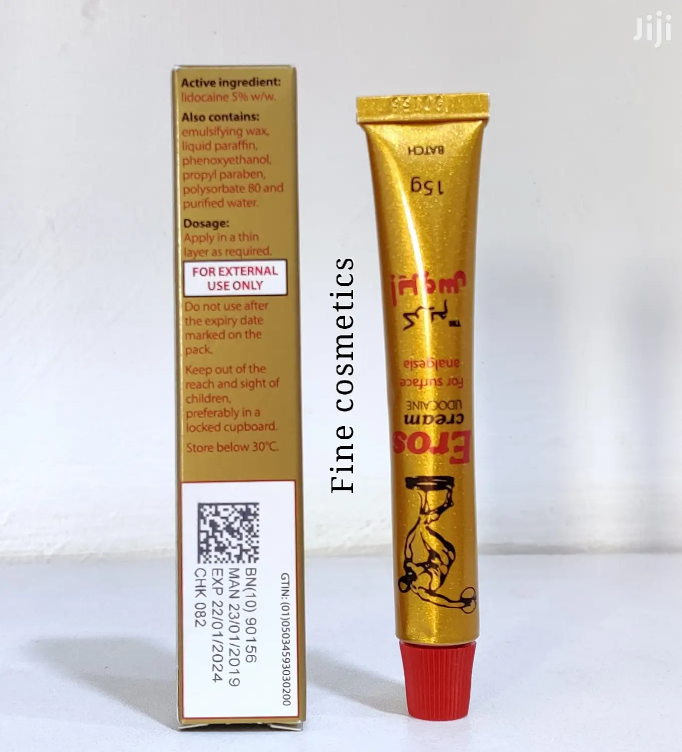 Eros Sex Delay Lidocaine Cream for Men 15g