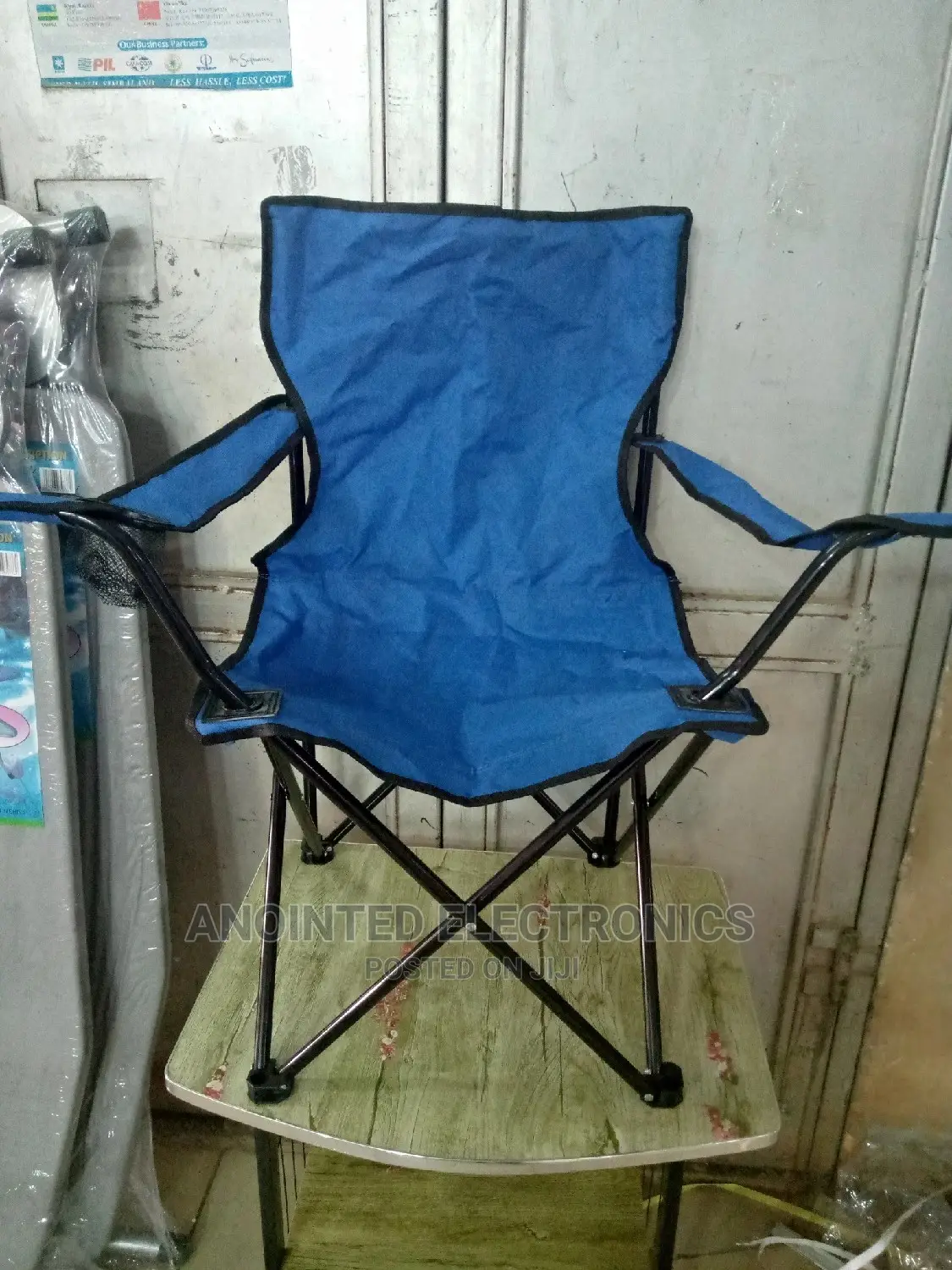 Foldable Blue Chair
