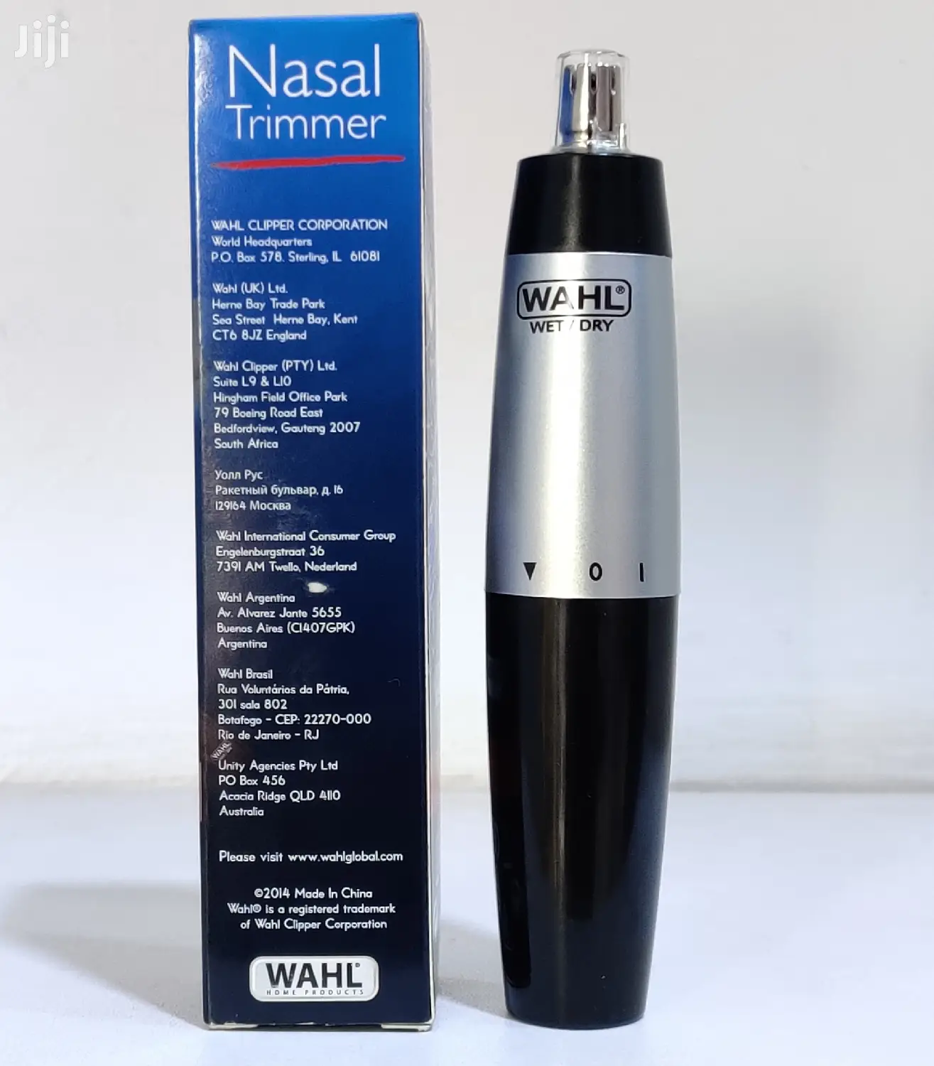 ORIGINAL WAHL Ear and Nasal Trimmer Wet Battery Operated