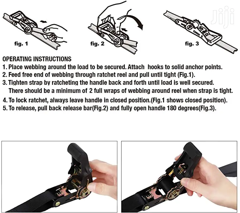 X-strap 4.6 M Standard Ratchet Tie Downs Cargo Strip 2 Pack