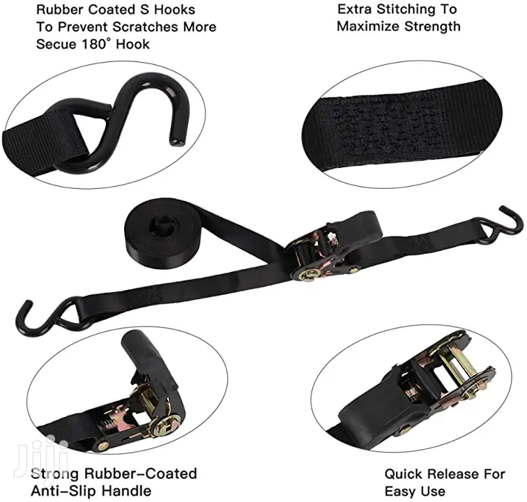X-strap 4.6 M Standard Ratchet Tie Downs Cargo Strip 2 Pack