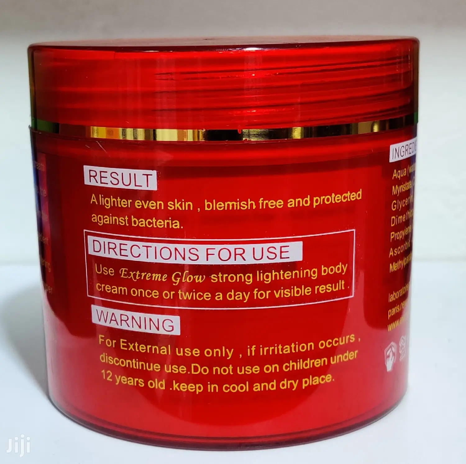 Extreme Glow Strong Lightening Body Cream+Argan Oil 500ml