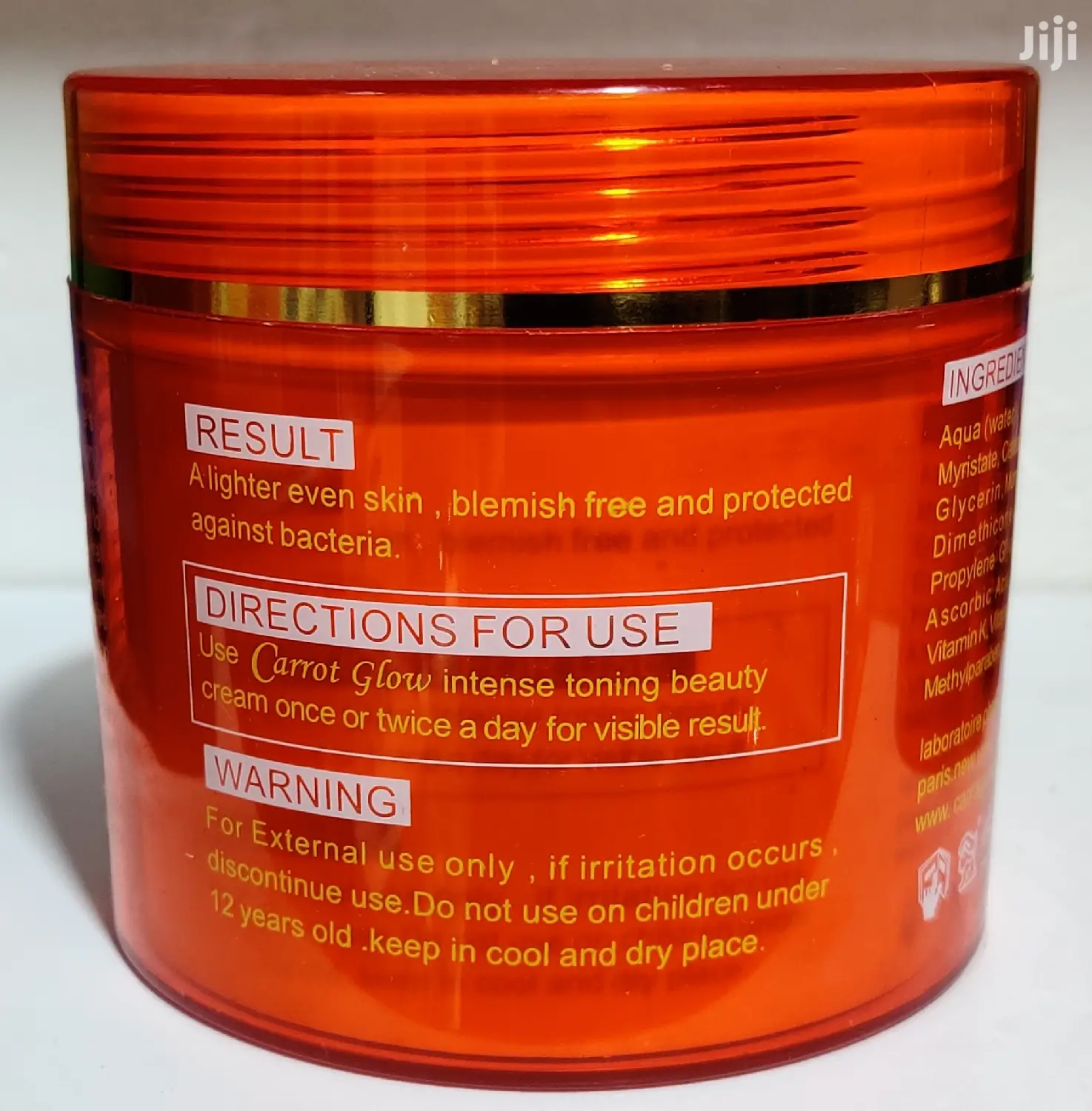 Extreme Glow Intense Toning Cream With Carrot Oil+Vitamin A