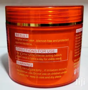 Extreme Glow Intense Toning Cream With Carrot Oil+Vitamin A