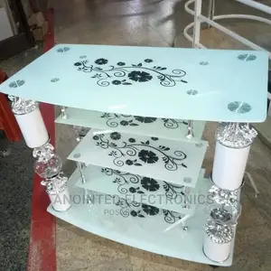 Tv Stand Glass White