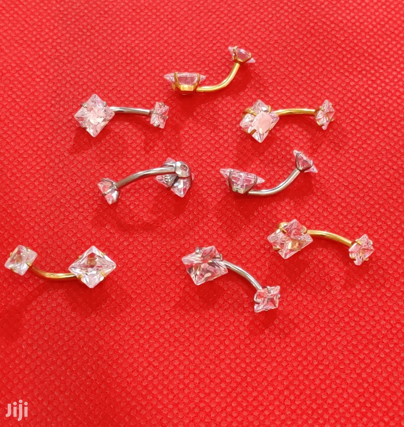 1pc Sterling Silver Belly Button/Navel Rings For Women 14g