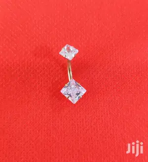 1pc Sterling Silver Belly Button/Navel Rings For Women 14g