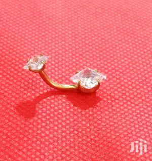 1pc Sterling Silver Belly Button/Navel Rings For Women 14g