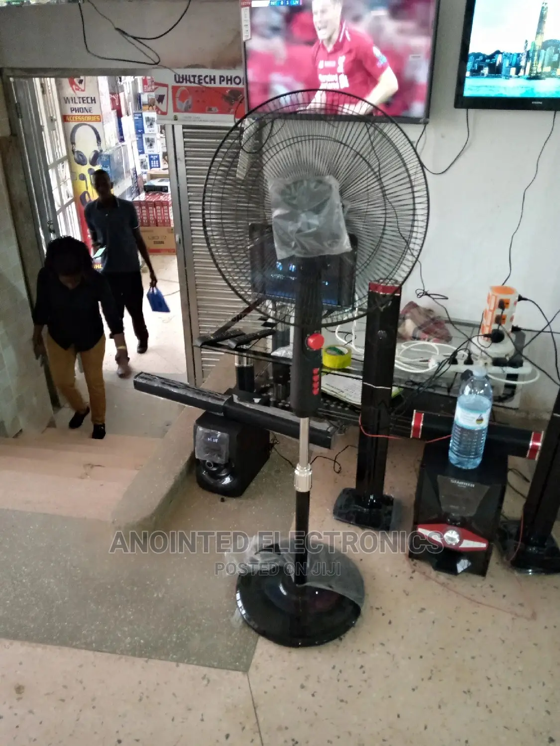 Stand Fan Black Fan
