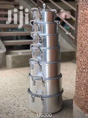 7 Piece Aluminium Saucepans