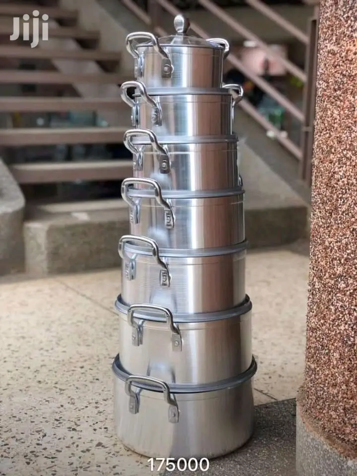 7 Piece Aluminium Saucepans
