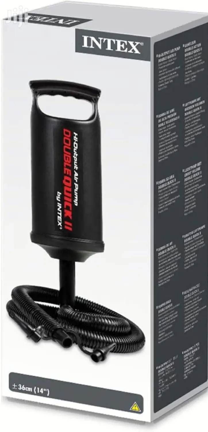 Intex Double Quick II HI Output Hand Air Pump 36cm