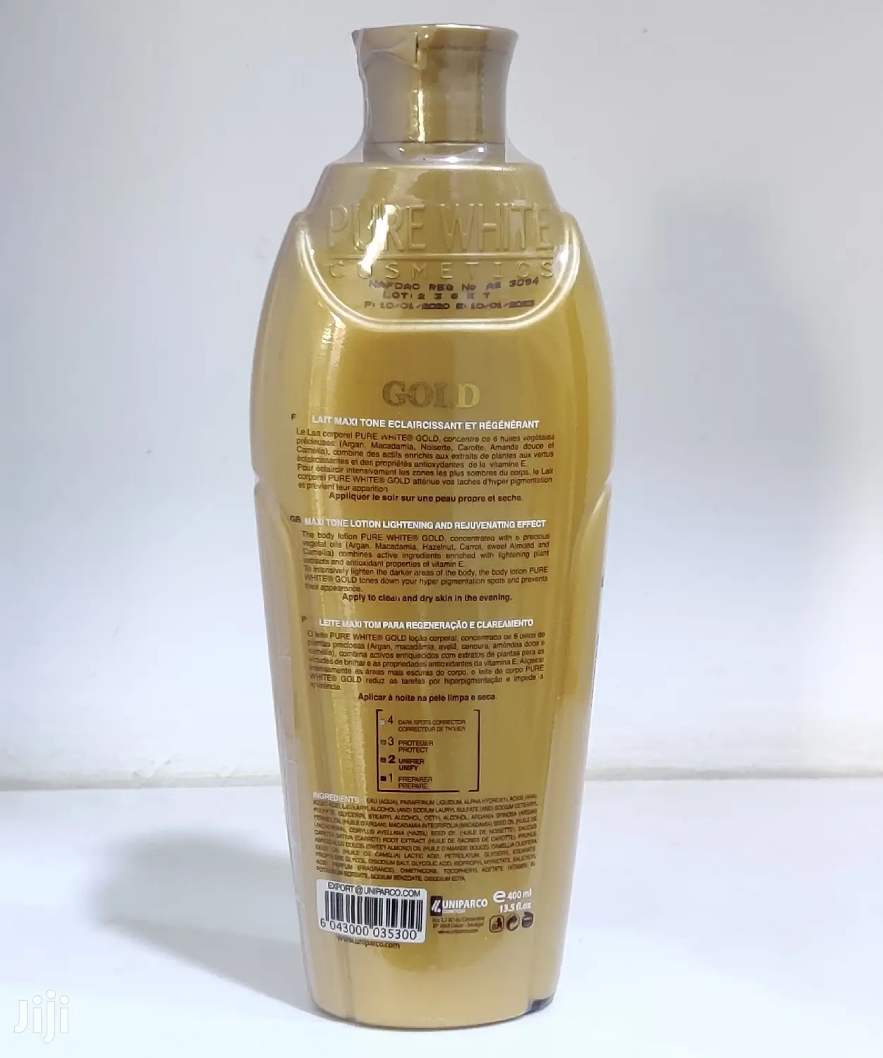 Original Pure White Gold Glowing Maxi Tone Body Lotion 400ml