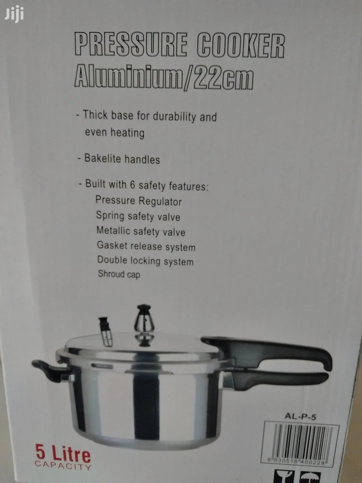 5-Litre Aluminium Pressure Cooker