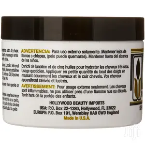 Hollywood Beauty Olive Pomade With Lanolin And Castor Oil