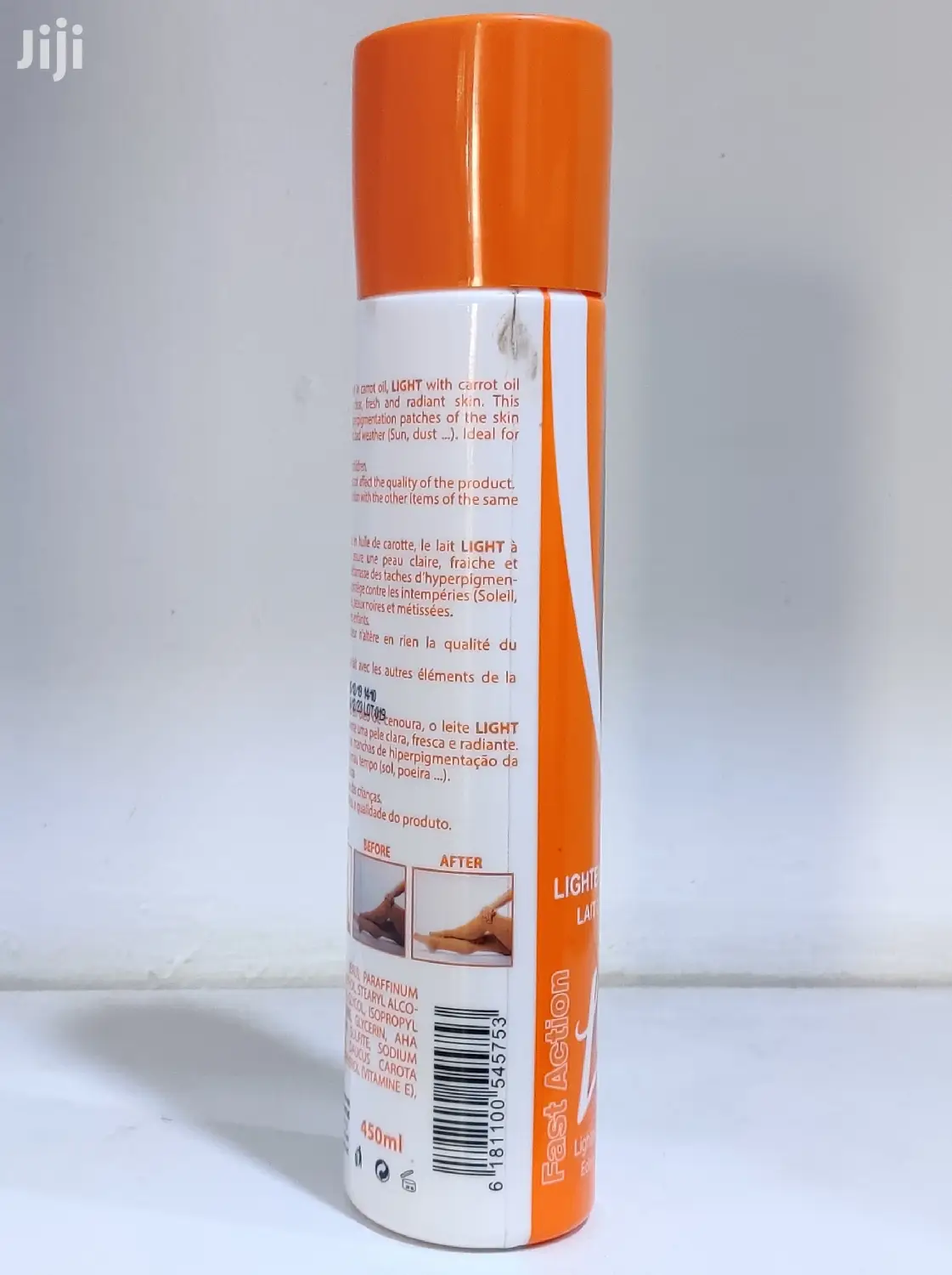 Light Lightening, Rejuvenating and Nourishing Carrot Lotion