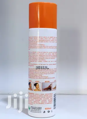 Light Lightening, Rejuvenating and Nourishing Carrot Lotion