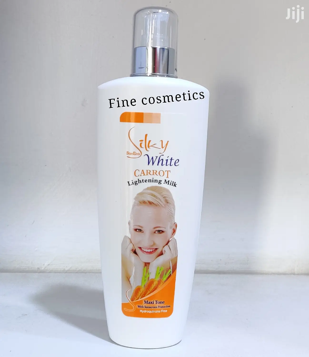 Silky White Exclusive Carrot Lightening Body Milk Lotion+Pen