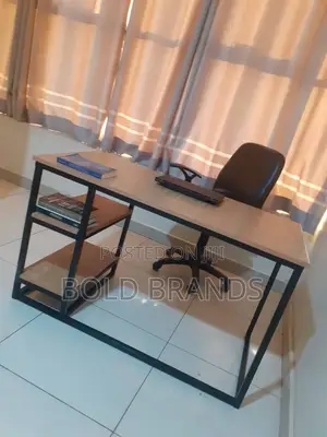 Modern Study Table With Shelf
