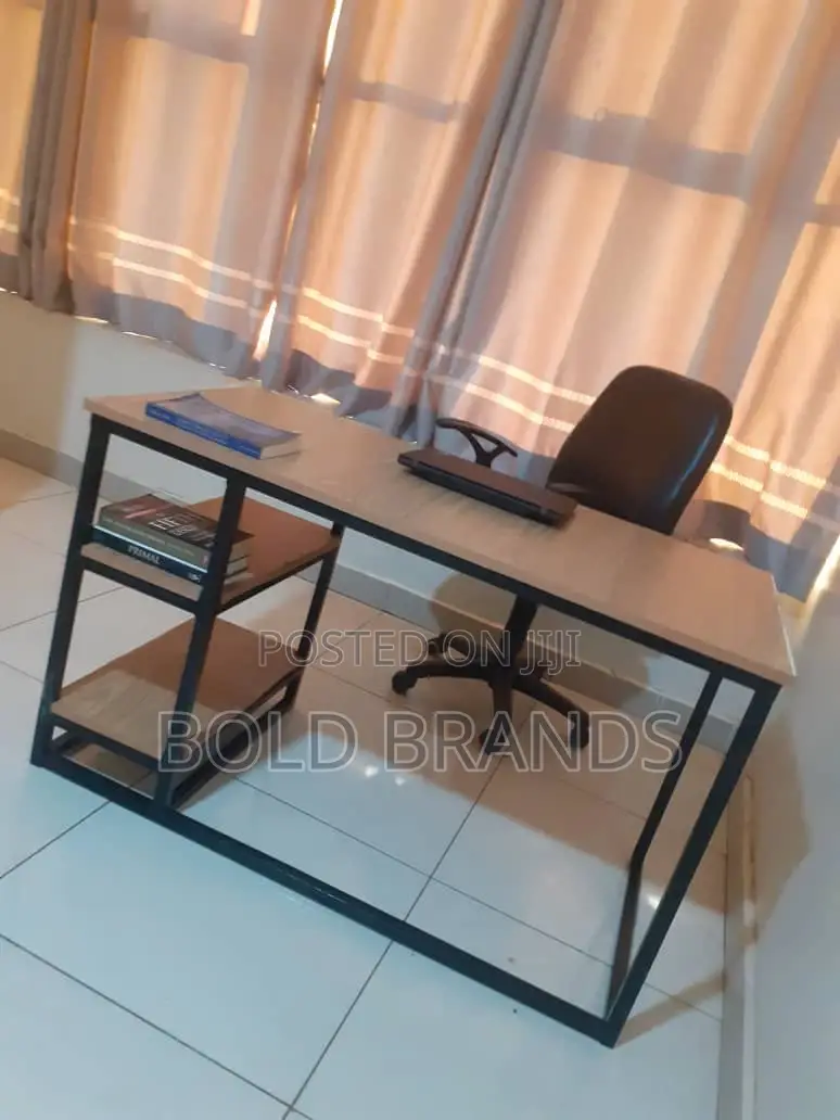 Modern Study Table With Shelf