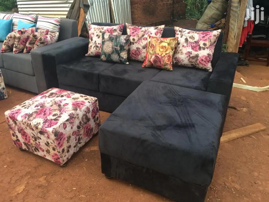 Mini L Sofa Black