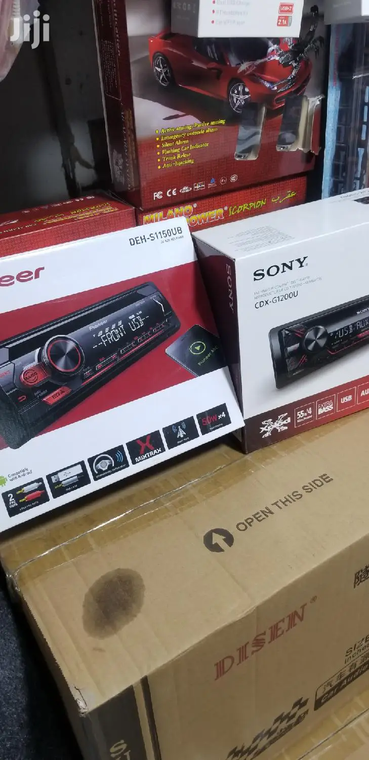 Original Pioneer Radio and Sony Single Din