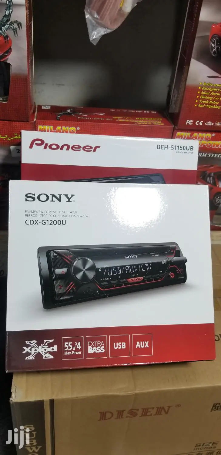 Original Pioneer Radio and Sony Single Din