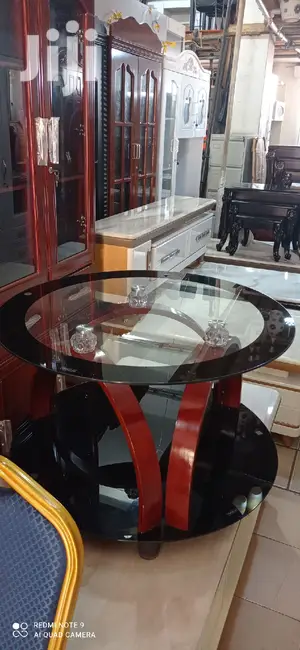 Round Shape Glass Center Table
