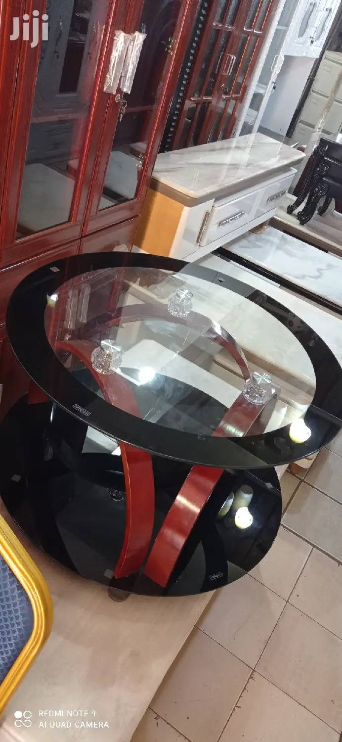 Round Shape Glass Center Table