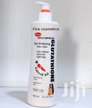 Glutathione Skin Whitening Body Lotion With Carrot Oil