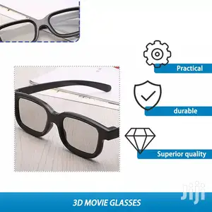 3D Polarized Passive Circular Movie Glasses With ABS Frame