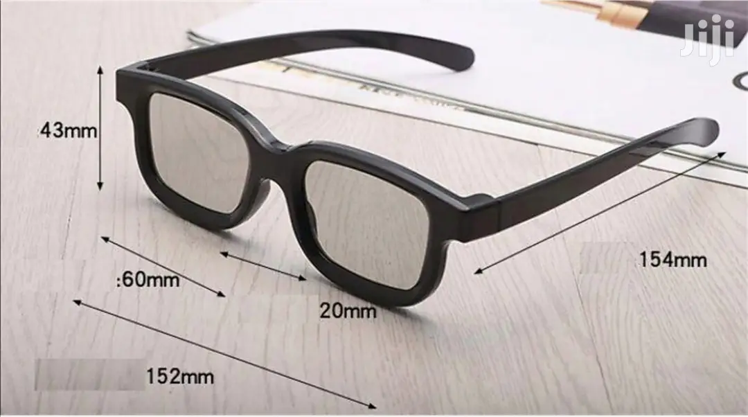 3D Polarized Passive Circular Movie Glasses With ABS Frame